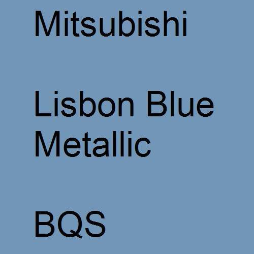 Mitsubishi, Lisbon Blue Metallic, BQS.